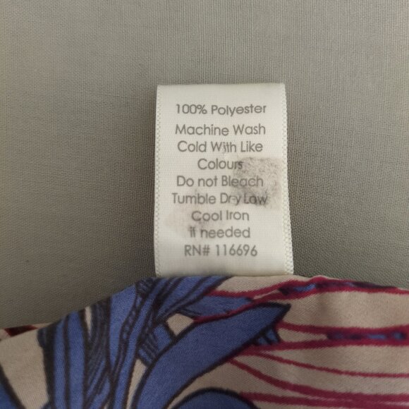 Japna Lounge Kimono Cardigan Womens Medium Tropical Leaves Lace 3/4 Sleeve - Picture 8 of 10